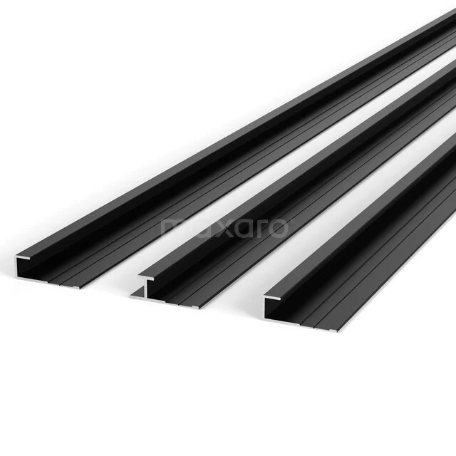 Wall panel profile set | Intermediate profile with 2 end profiles WPS0003MB