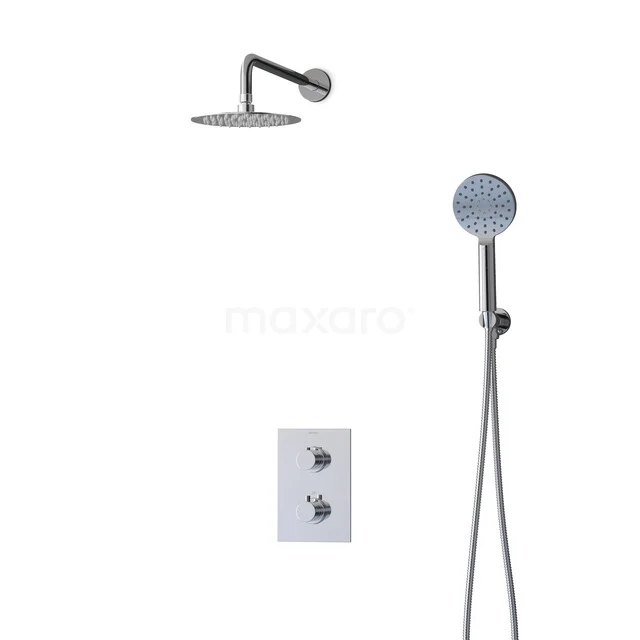 Balance Regenduschen Einbau | Chrom 20 cm Regenduschen Thermostatisch DSG-0304-00020