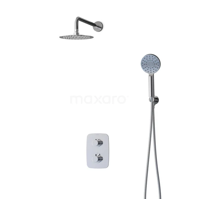 Balance Regenduschen Einbau | Chrom 20 cm Regenduschen Thermostatisch DSG-0304-00021