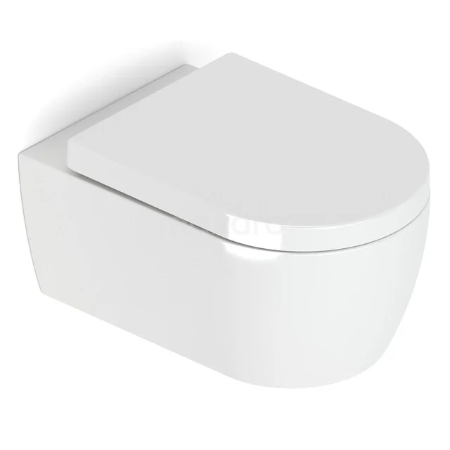 Wand-WC mit Rand Classico Gloss weiß 300.0372