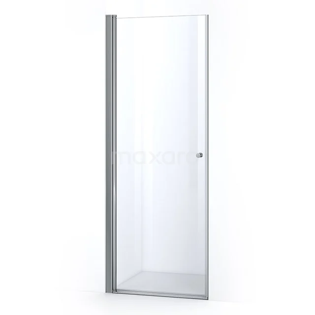 Zircon Essence Shower door | 90 cm Chrome Clear glass Pivot door S0100-0960