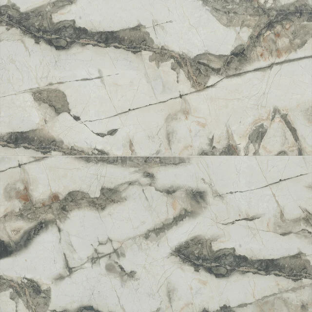 Falcon White Brown Vloer-/Wandtegel | 60x120 cm Wit Natuursteenlook 303-120102