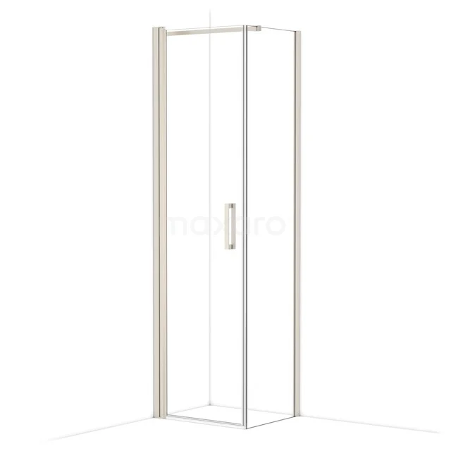 Diamond Shower enclosure | 60x50 cm Stainless steel Clear glass Pivot door Rectangle CDA10605110BR