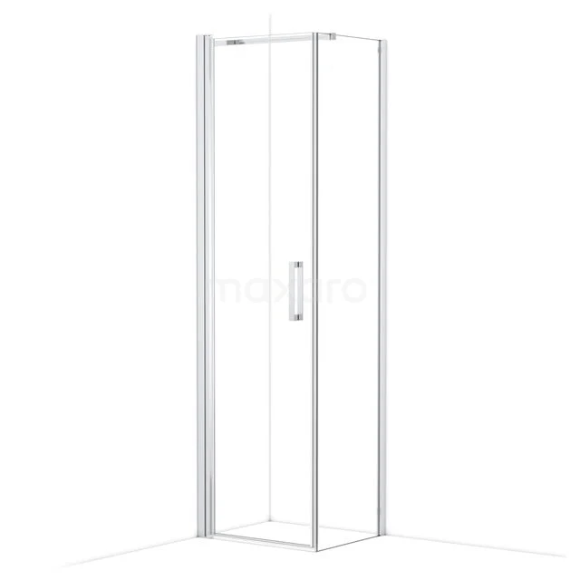 Diamond Douchecabine | 60x50 cm Chroom Helder glas Draaideur Rechthoek CDA10605110CN