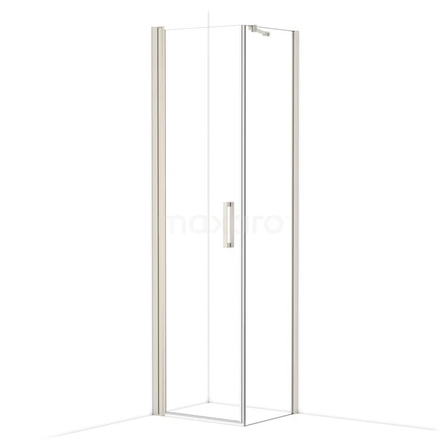 Diamond Shower enclosure | 60x50 cm Stainless steel Clear glass Pivot door Rectangle CDA10605210BR