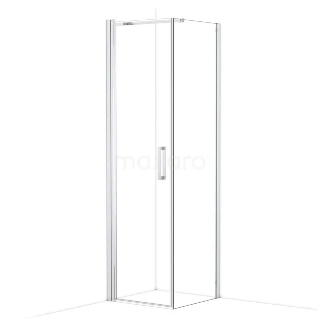 Diamond Duschkabine | 60x60 cm Chrom Drehtür Quadrat CDA10606110CN