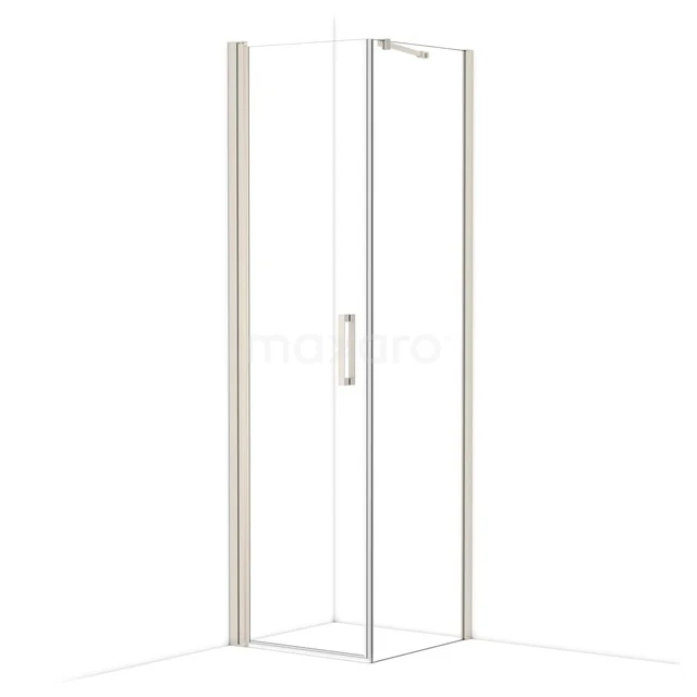 Diamond Shower cabin | 60x60 cm Stainless steel Clear glass Pivot door Square CDA10606210BR