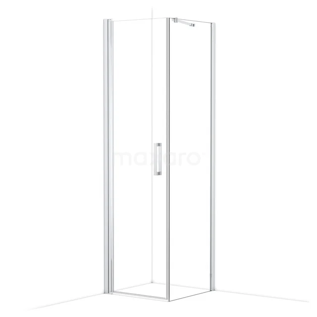 Diamond Douchecabine | 60x60 cm Chroom Helder glas Draaideur Vierkant CDA10606210CN
