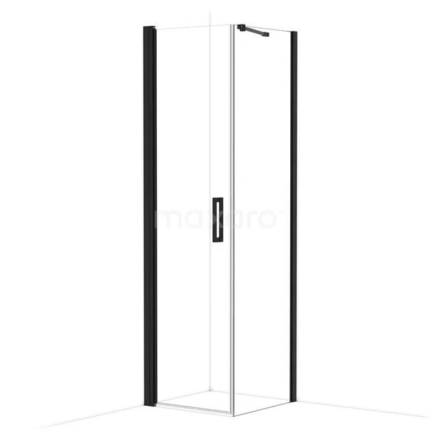 Diamond Shower cabin | 60x60 cm Matte black Clear glass Pivot door Square CDA10606210MBN Diamond Shower cabin | 60x60 cm Matte black Clear glass Pivot door Square CDA10606210MBN