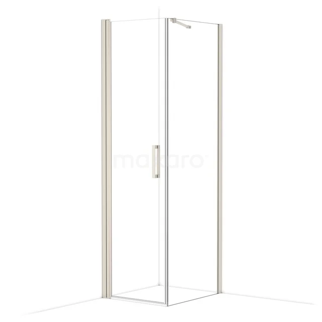 Diamond Shower enclosure | 70x60 cm Stainless steel Clear glass Pivot door Rectangle CDA10607210BR