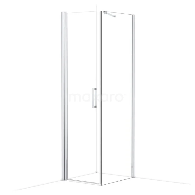 Diamond Shower cabin | 70x60 cm Chrome Clear glass Pivot door Rectangle CDA10607210CN