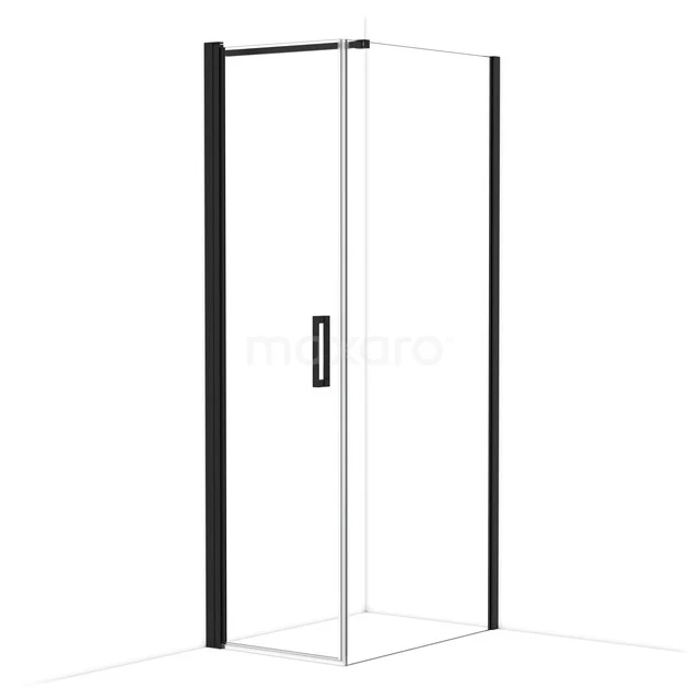 Diamond Douchecabine | 90x60 cm Mat zwart Helder glas Draaideur Rechthoek CDA10609110MBN Diamond Douchecabine | 90x60 cm Mat zwart Helder glas Draaideur Rechthoek CDA10609110MBN