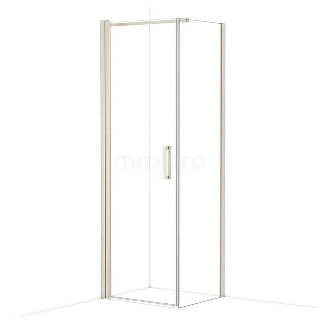 Diamond Shower enclosure | 70x60 cm Stainless steel Clear glass Pivot door Rectangle CDA10706110BR
