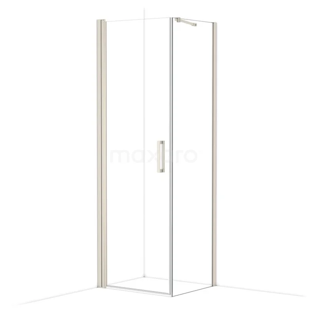 Diamond Shower enclosure | 70x60 cm Stainless steel Clear glass Pivot door Rectangle CDA10706210BR