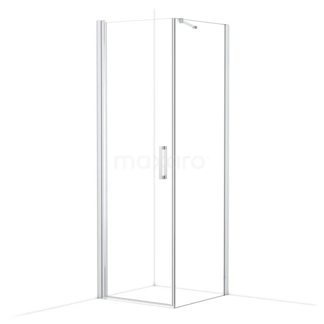 Diamond Duschkabine | 70x70 cm Chrom Drehtür Quadrat CDA10707210CN