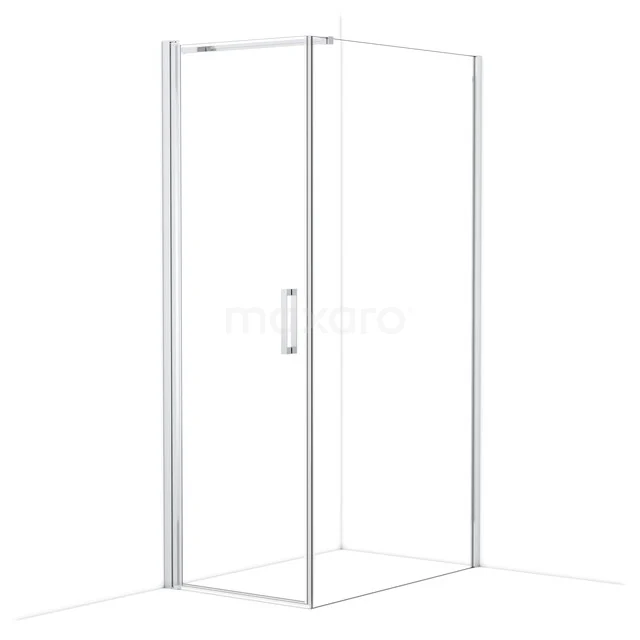 Diamond Douchecabine | 110x70 cm Chroom Helder glas Draaideur Rechthoek CDA10711110CN Diamond Douchecabine | 110x70 cm Chroom Helder glas Draaideur Rechthoek CDA10711110CN