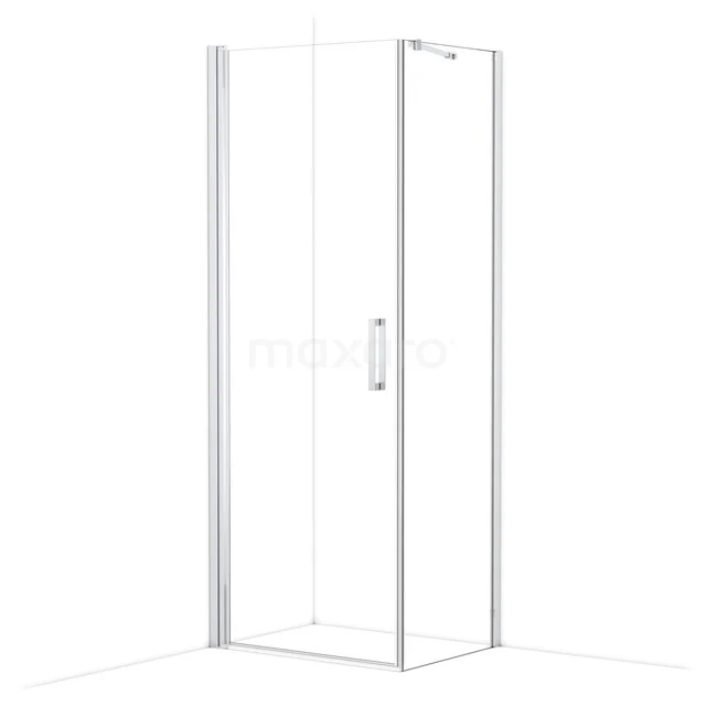 Diamond Duschkabine | 80x60 cm Chrom Drehtür Rechteck CDA10806210CN