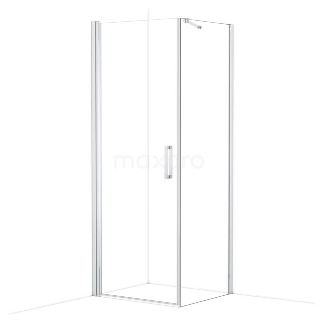 Diamond Shower cabin | 80x70 cm Chrome Clear glass Pivot door Rectangle CDA10807210CN