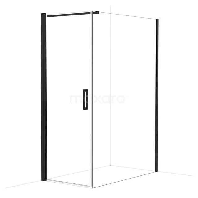 Diamond Duschkabine | 140x80 cm Matt Schwarz Drehtür Rechteck CDA10814110MBN Diamond Duschkabine | 140x80 cm Matt Schwarz Drehtür Rechteck CDA10814110MBN