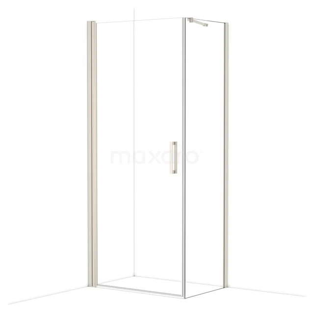 Diamond Shower enclosure | 90x60 cm Stainless steel Clear glass Pivot door Rectangle CDA10906210BR