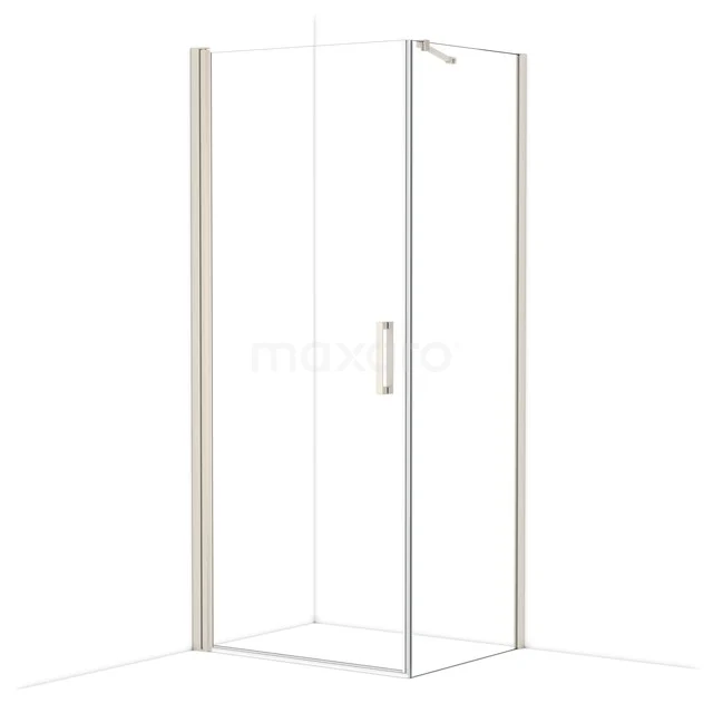 Diamond Shower enclosure | 90x70 cm Stainless steel Clear glass Pivot door Rectangle CDA10907210BR