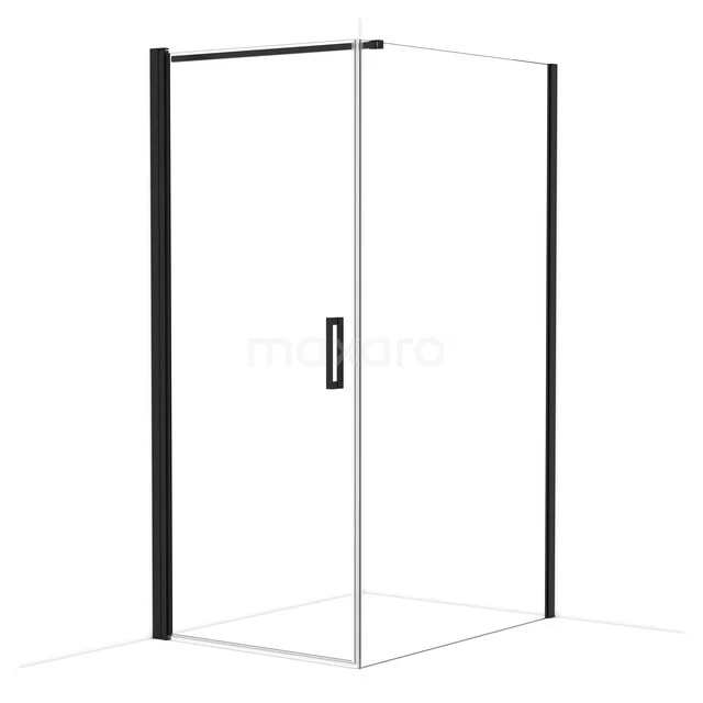 Diamond Douchecabine | 120x90 cm Mat zwart Helder glas Draaideur Rechthoek CDA10912110MBN Diamond Douchecabine | 120x90 cm Mat zwart Helder glas Draaideur Rechthoek CDA10912110MBN