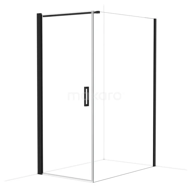 Diamond Duschkabine | 140x90 cm Matt Schwarz Drehtür Rechteck CDA10914110MBN Diamond Duschkabine | 140x90 cm Matt Schwarz Drehtür Rechteck CDA10914110MBN