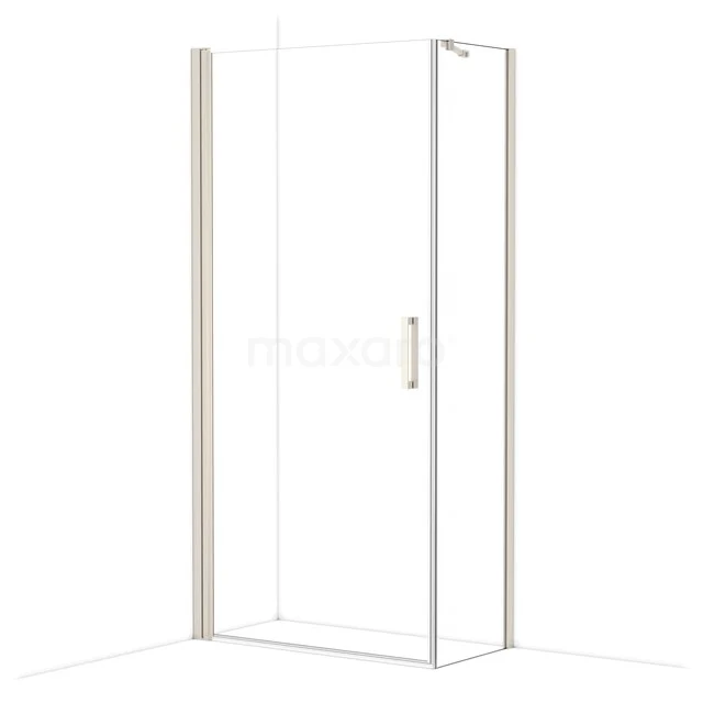 Diamond Shower enclosure | 100x50 cm Stainless steel Clear glass Pivot door Rectangle CDA11005210BR