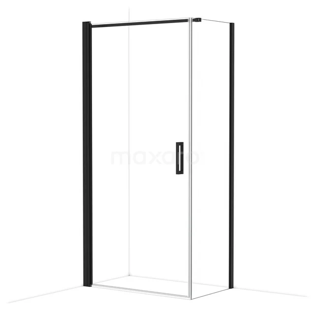 Diamond Douchecabine | 100x60 cm Mat zwart Helder glas Draaideur Rechthoek CDA11006110MBN Diamond Douchecabine | 100x60 cm Mat zwart Helder glas Draaideur Rechthoek CDA11006110MBN