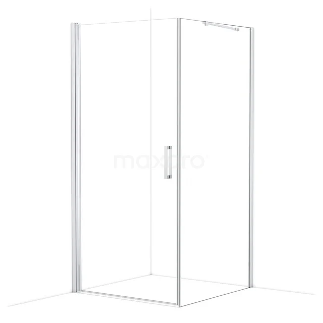 Diamond Douchecabine | 100x100 cm Chroom Helder glas Draaideur Vierkant CDA11010210CN