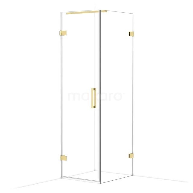 Diamond Douchecabine | 70x60 cm Lichtgoud Helder glas Draaideur Rechthoek CDA210607120LG Diamond Douchecabine | 70x60 cm Lichtgoud Helder glas Draaideur Rechthoek CDA210607120LG