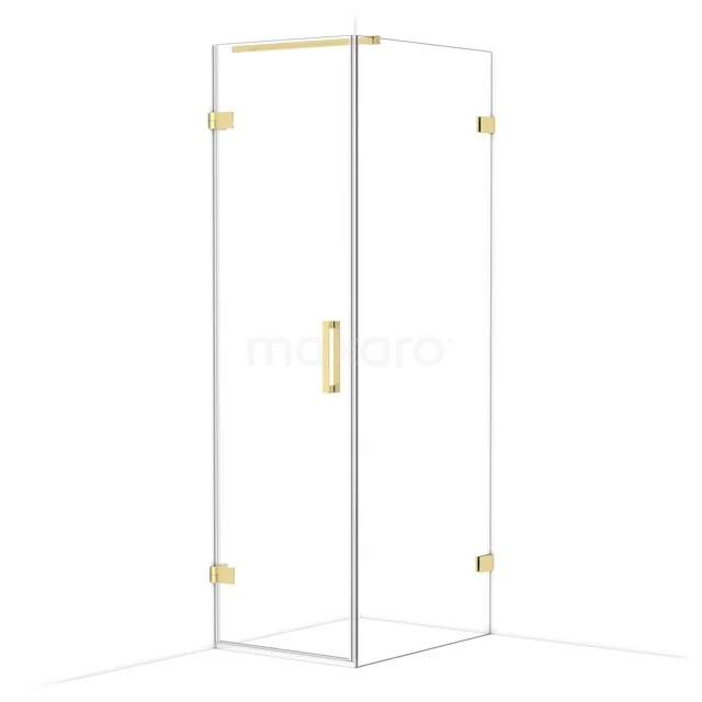 Diamond Duschkabine | 80x60 cm Helles Gold Drehtür Rechteck CDA210608120LG Diamond Duschkabine | 80x60 cm Helles Gold Drehtür Rechteck CDA210608120LG