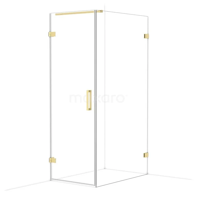 Diamond Shower cabin | 110x70 cm Light gold Clear glass Pivot door Rectangle CDA210711120LG Diamond Shower cabin | 110x70 cm Light gold Clear glass Pivot door Rectangle CDA210711120LG