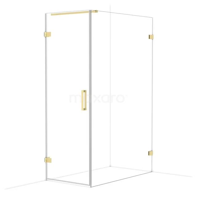 Diamond Shower enclosure | 130x70 cm Light gold Clear glass Pivot door Rectangle CDA210713120LG Diamond Shower enclosure | 130x70 cm Light gold Clear glass Pivot door Rectangle CDA210713120LG