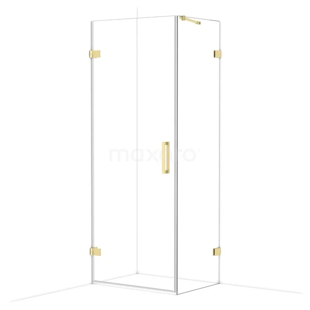 Diamond Duschkabine | 80x60 cm Helles Gold Drehtür Rechteck CDA210806220LG Diamond Duschkabine | 80x60 cm Helles Gold Drehtür Rechteck CDA210806220LG