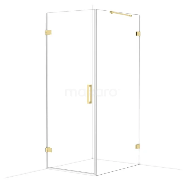 Diamond Shower enclosure | 100x80 cm Light gold Clear glass Pivot door Rectangle CDA210810220LG Diamond Shower enclosure | 100x80 cm Light gold Clear glass Pivot door Rectangle CDA210810220LG