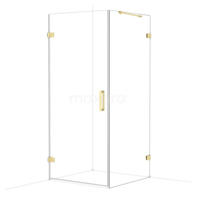 Diamond Duschkabine | 90x90 cm Helles Gold Drehtür Quadrat CDA210909220LG Diamond Duschkabine | 90x90 cm Helles Gold Drehtür Quadrat CDA210909220LG