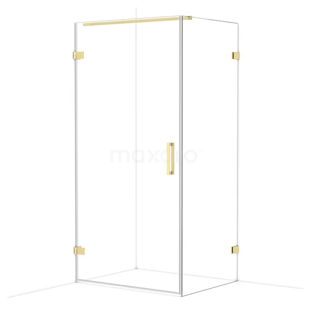 Diamond Shower enclosure | 100x80 cm Light gold Clear glass Pivot door Rectangle CDA211008120LG Diamond Shower enclosure | 100x80 cm Light gold Clear glass Pivot door Rectangle CDA211008120LG