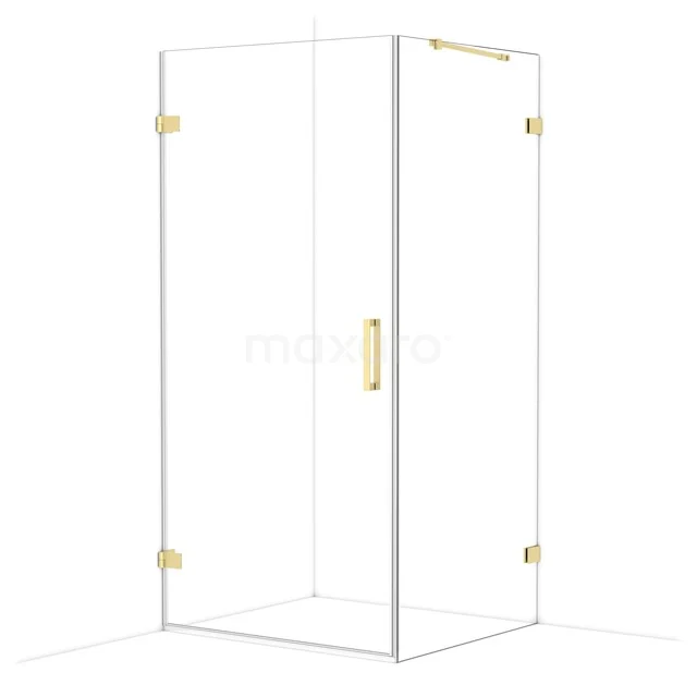 Diamond Douchecabine | 100x90 cm Lichtgoud Helder glas Draaideur Rechthoek CDA211009220LG Diamond Douchecabine | 100x90 cm Lichtgoud Helder glas Draaideur Rechthoek CDA211009220LG