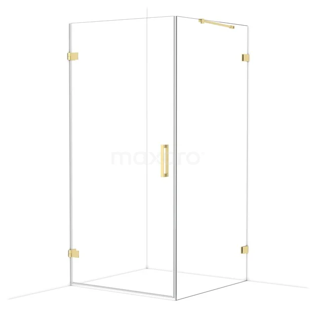 Diamond Douchecabine | 100x100 cm Lichtgoud Helder glas Draaideur Vierkant CDA211010220LG Diamond Douchecabine | 100x100 cm Lichtgoud Helder glas Draaideur Vierkant CDA211010220LG