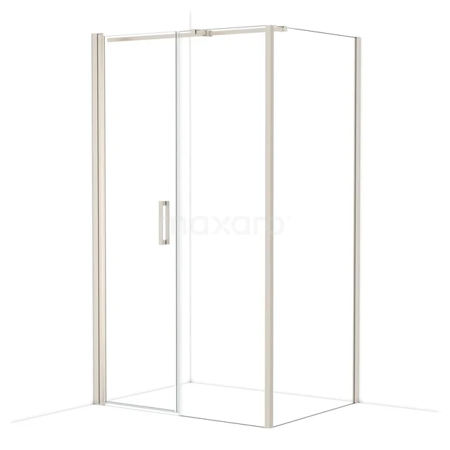 Diamond Douchecabine | 120x90 cm Rvs Helder glas Draaideur Rechthoek CDC106096310BR