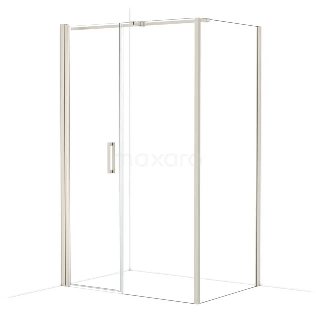 Diamond Douchecabine | 130x90 cm Rvs Helder glas Draaideur Rechthoek CDC106097310BR