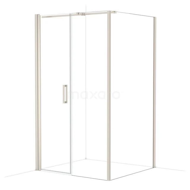 Diamond Duschkabine | 120x110 cm Edelstahl Drehtür Rechteck CDC106116310BR