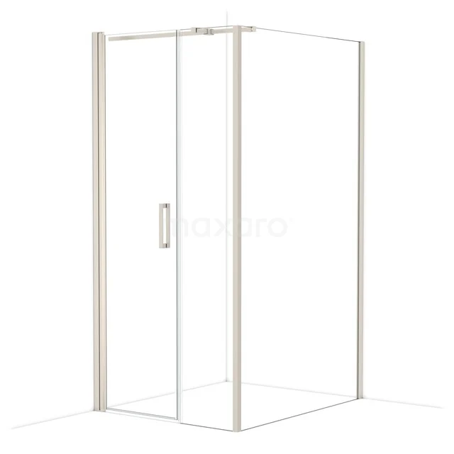 Diamond Douchecabine | 120x100 cm Rvs Helder glas Draaideur Rechthoek CDC106124310BR