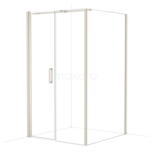 Diamond Douchecabine | 120x120 cm Rvs Helder glas Draaideur Vierkant CDC106126310BR