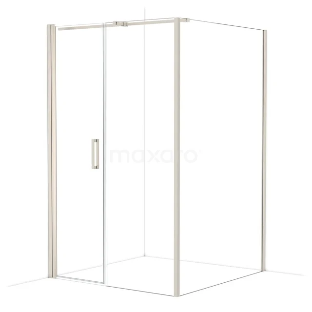 Diamond Douchecabine | 130x130 cm Rvs Helder glas Draaideur Vierkant CDC106137310BR