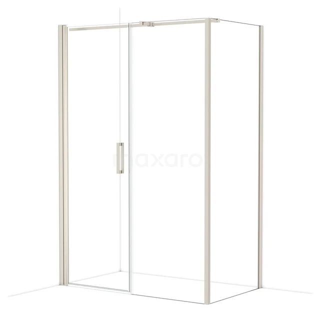 Diamond Douchecabine | 140x80 cm Rvs Helder glas Draaideur Rechthoek CDC107087310BR
