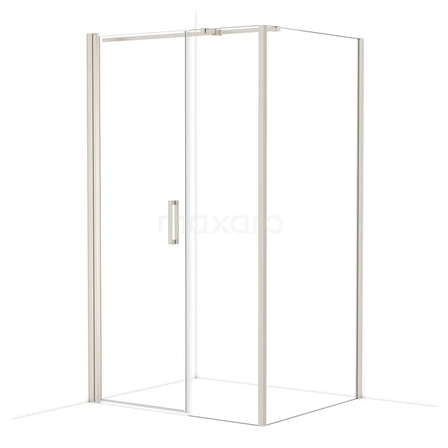 Diamond Douchecabine | 120x100 cm Rvs Helder glas Draaideur Rechthoek CDC107105310BR