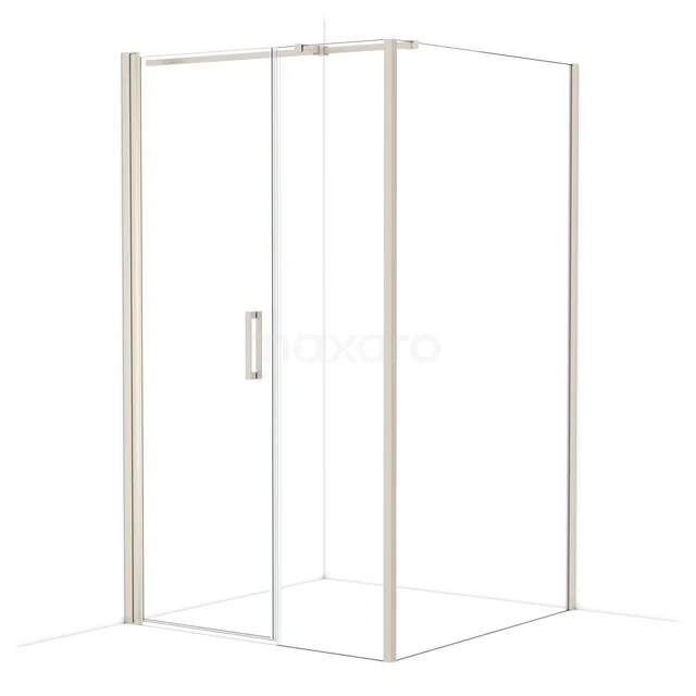 Diamond Duschkabine | 120x120 cm Edelstahl Drehtür Quadrat CDC107125310BR