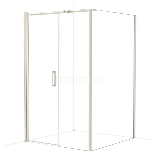 Diamond Douchecabine | 130x130 cm Rvs Helder glas Draaideur Vierkant CDC107136310BR